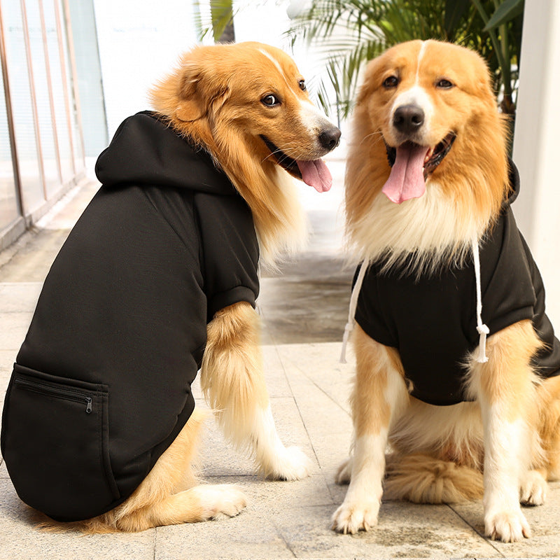 Fashion Zipper Pocket Dog Sweater