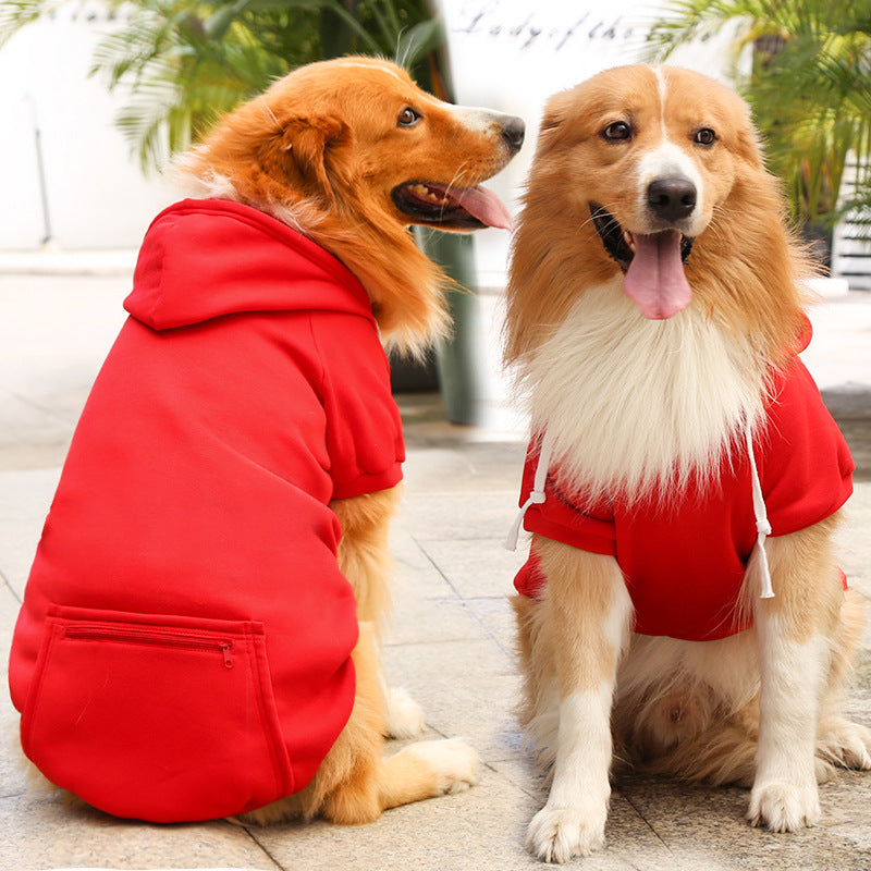 Fashion Zipper Pocket Dog Sweater